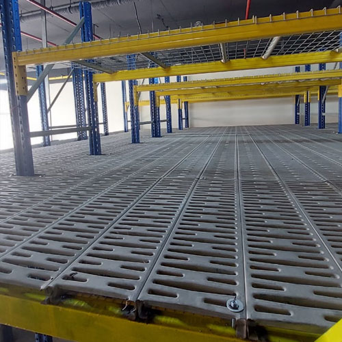 Mezzanine Floor With GI Grating