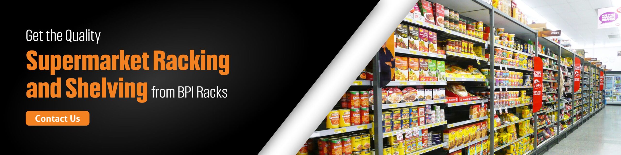 Supermarket Racking and Shelving contact